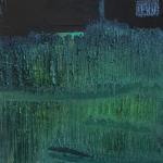 Huile verte, 2015, huile sur toile, 65 x 92 cm.