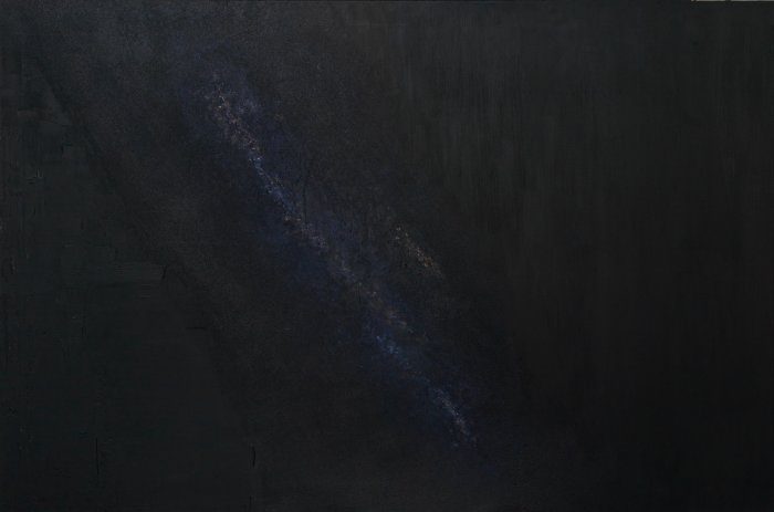 La grande cicatrice, 2013, acrylique sur toile, 195 x 130 cm.