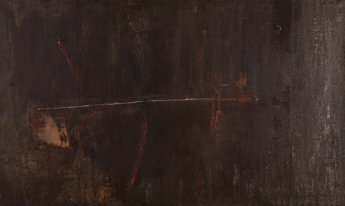 Sans titre, 2011, acrylique sur toile, 162 x 97 cm.