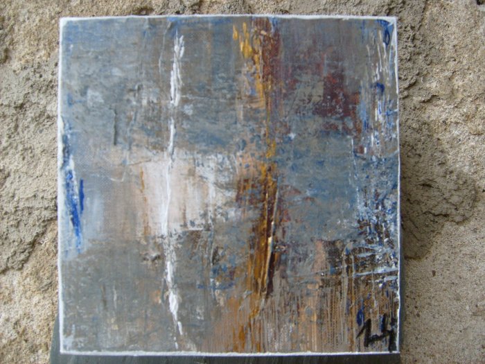 Sans titre, 2008, acrylique sur toile, 30 x 30 cm.