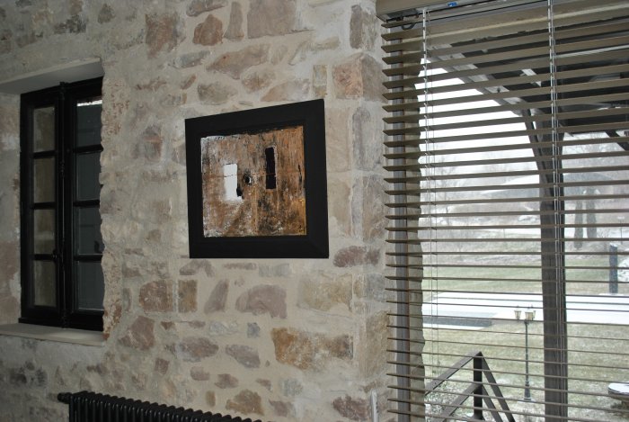 sans titre, 2012, acrylique sur bois, 60 x 45 cm.