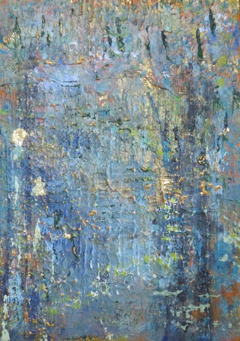 Forêt sacrilège, 35, 2022, acrylique, 50 x 70 cm.
