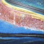 Sans titre, 2024, huile, 70 x 50 cm.