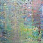 sans titre 2025, acrylique, 195 x 97 cm.